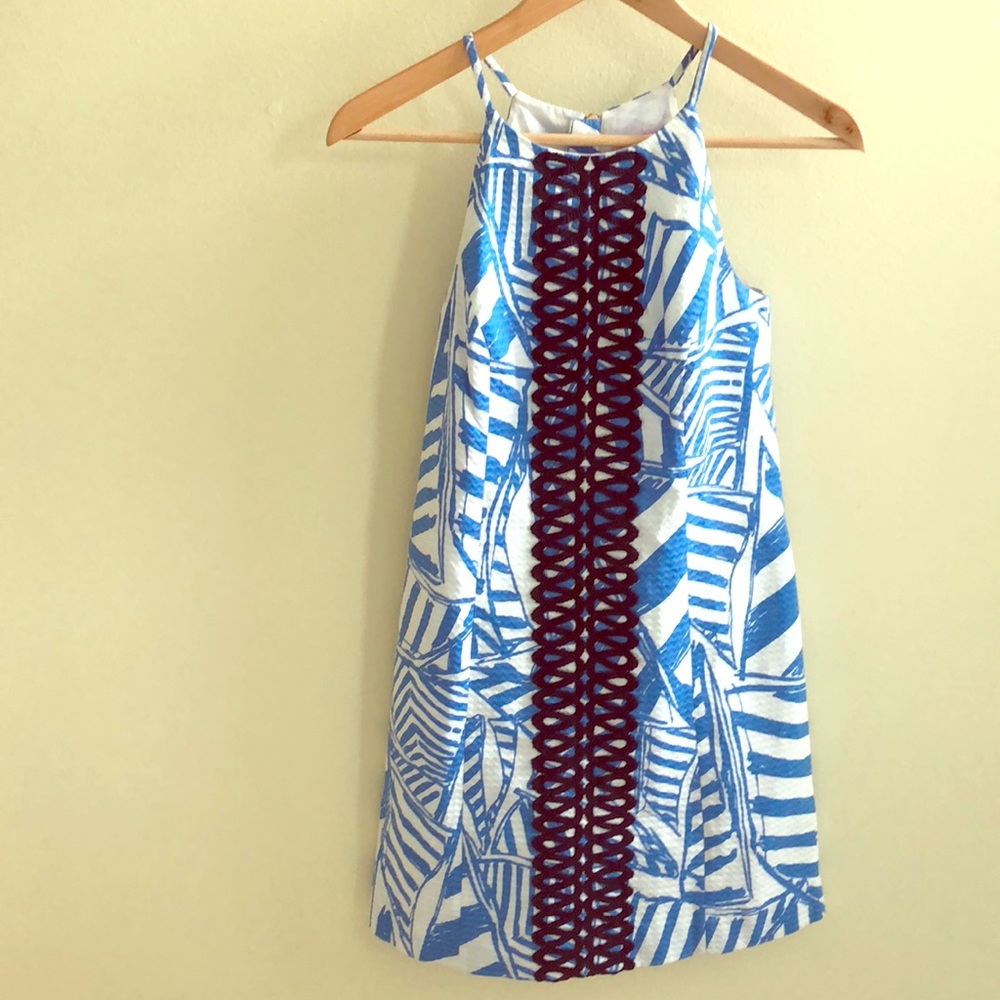 Lilly Pulitzer sail boat dress size 00